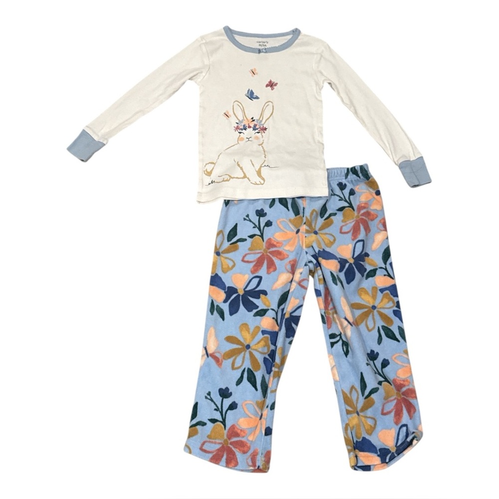 Carter's Toddler Girls 2-Pc. Bunny Pajama Set, Size 3T‎
